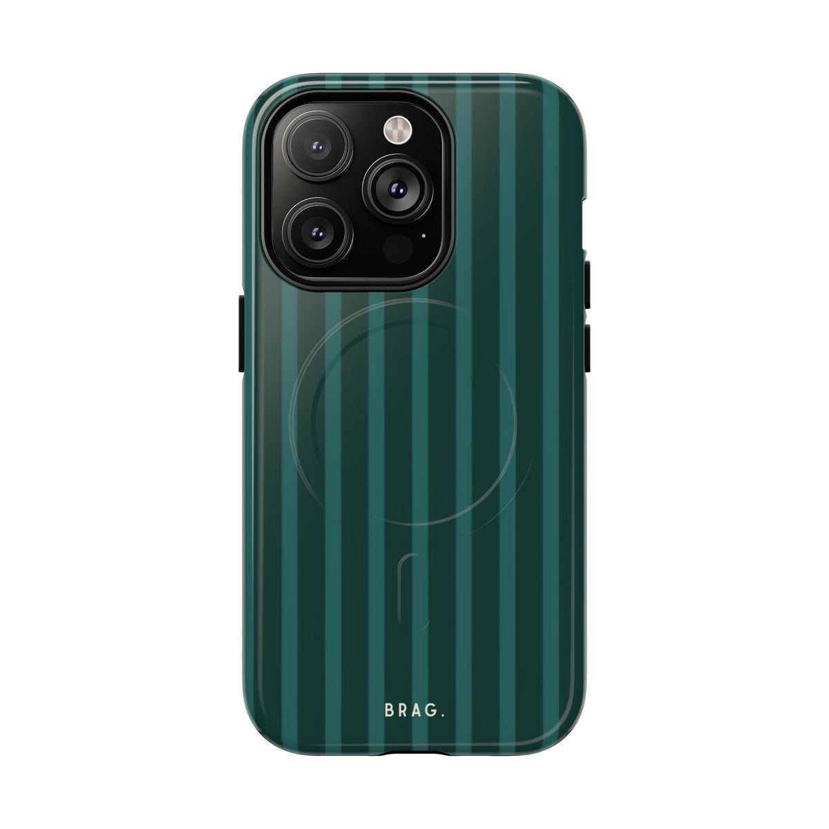 Forest Stripe MagSafe Tough Phone Case — Magnetic Protective Cover