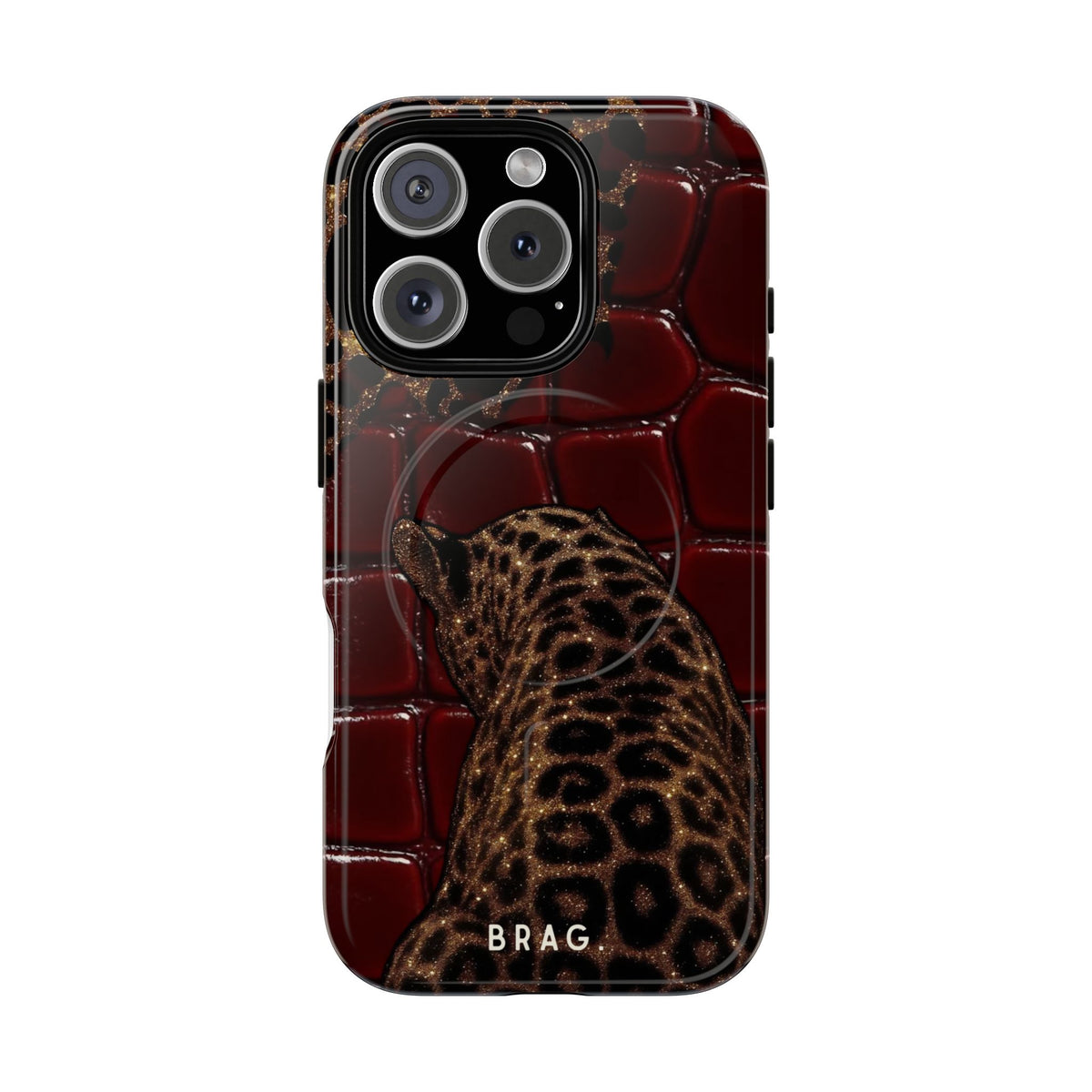 Leopard Lounge MagSafe Tough Phone Case — Magnetic Protective Cover
