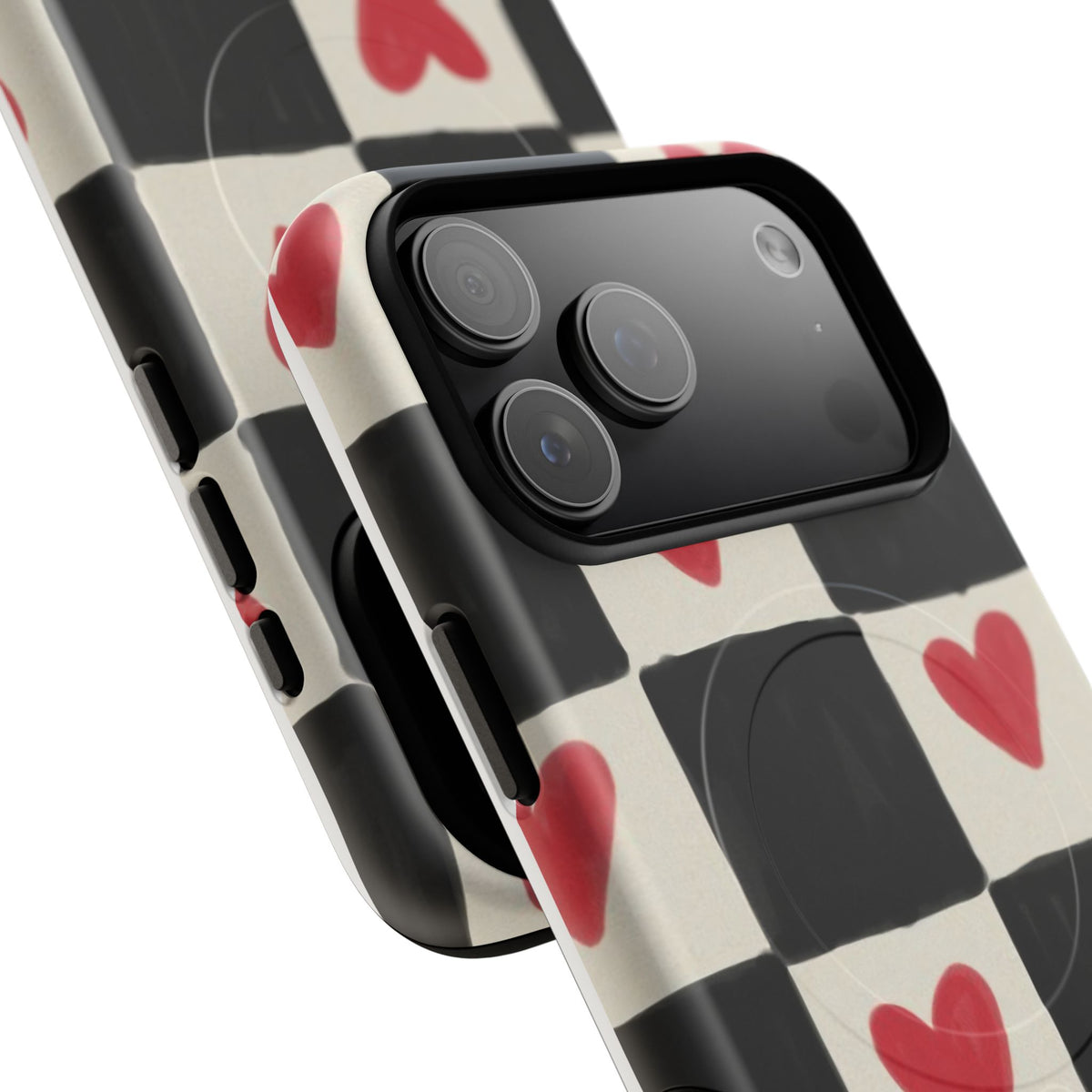 Heart Check MagSafe Tough Phone Case — Magnetic Protective Cover