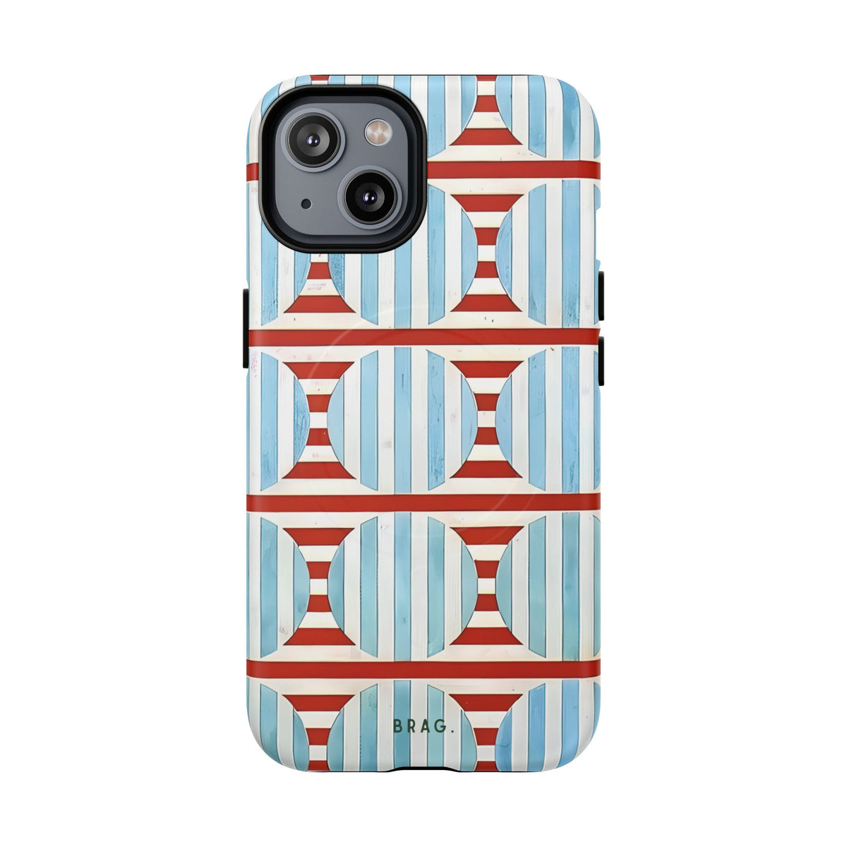 Riviera Stripe MagSafe Tough Phone Case — Magnetic Protective Cover