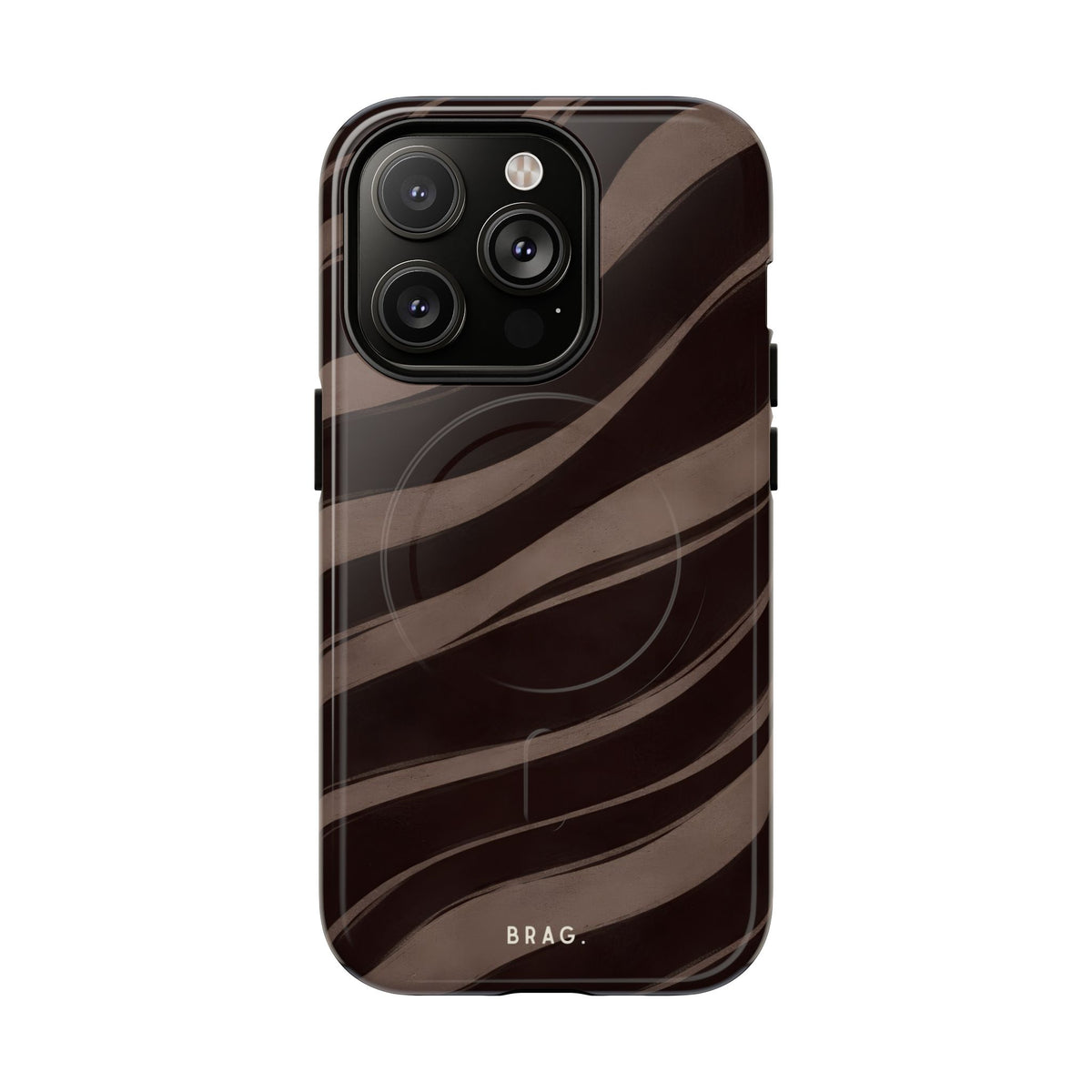 Zebra Wave MagSafe Tough Phone Case — Magnetic Protective Cover
