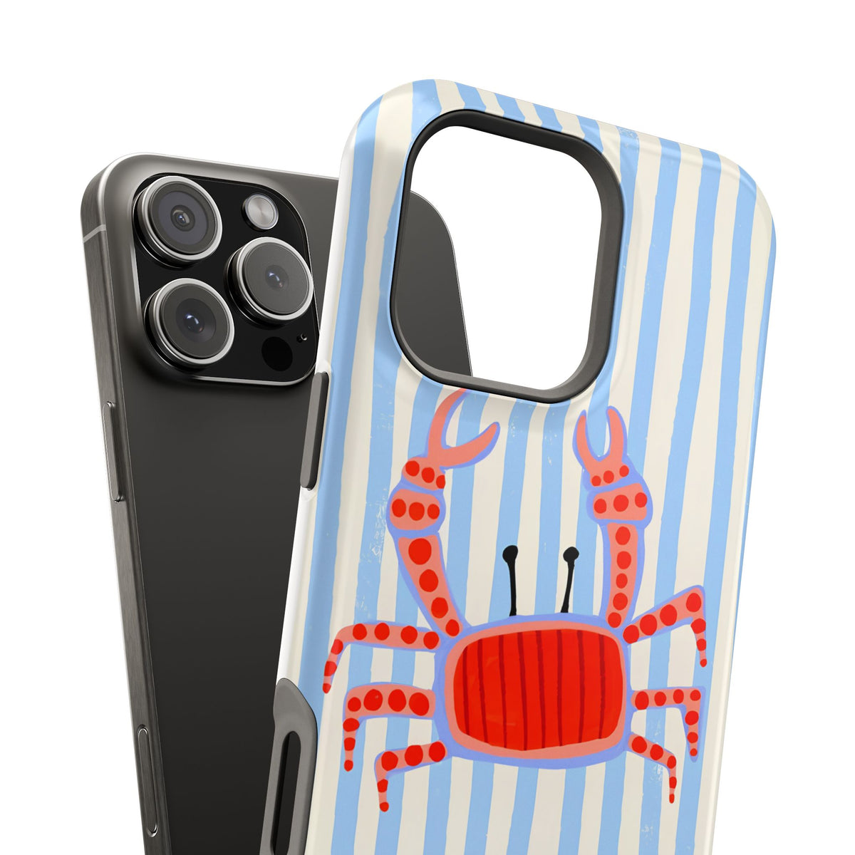 Azure Crab Magnetic Impact-Resistant Phone Case