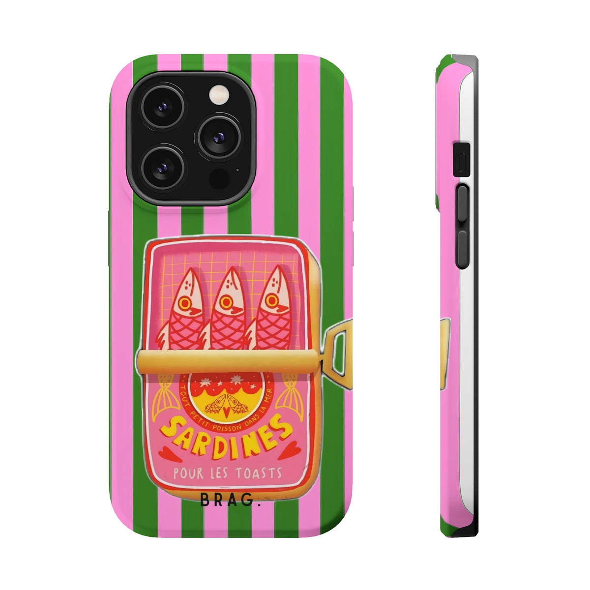 Tinned Pink Magnetic Impact-Resistant Phone Case