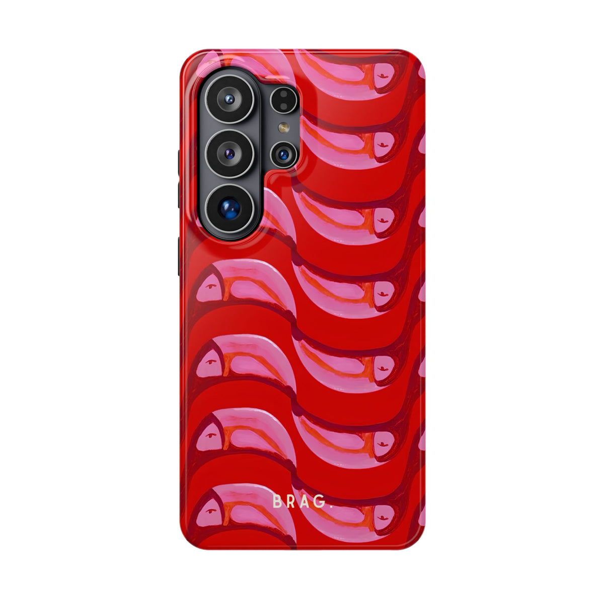 Pink Current Magnetic Impact-Resistant Phone Case