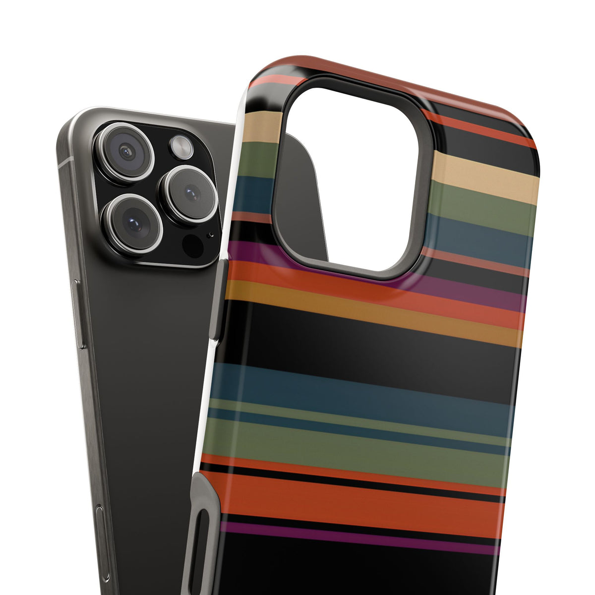 Market Stripe Magnetic Impact-Resistant Phone Case
