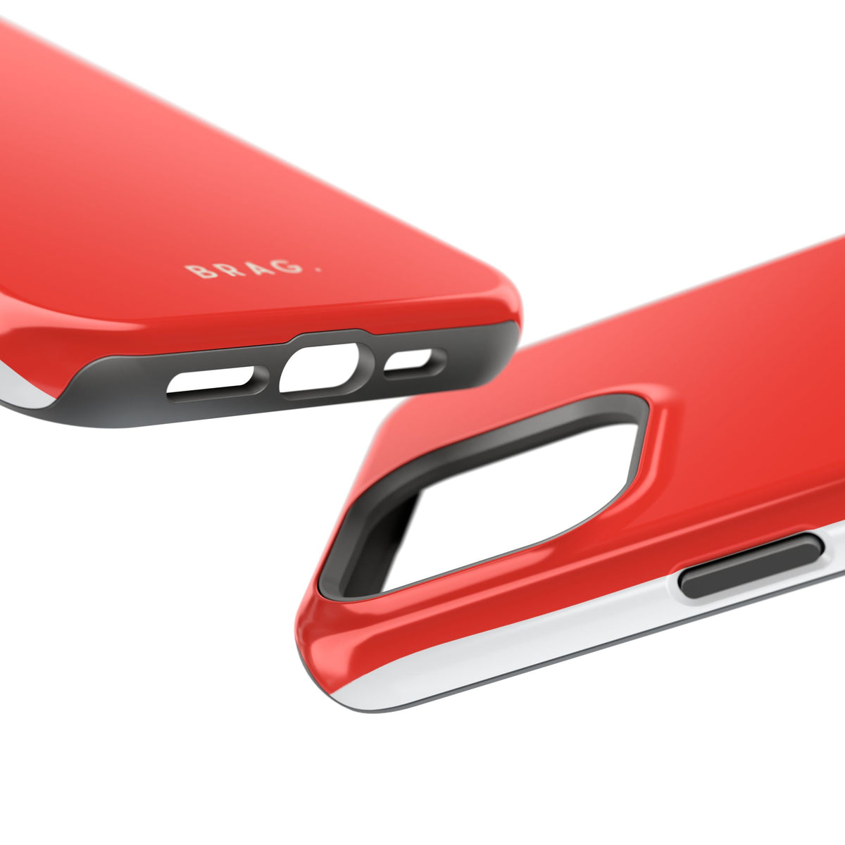 Brag Red Magnetic Impact-Resistant Phone Case
