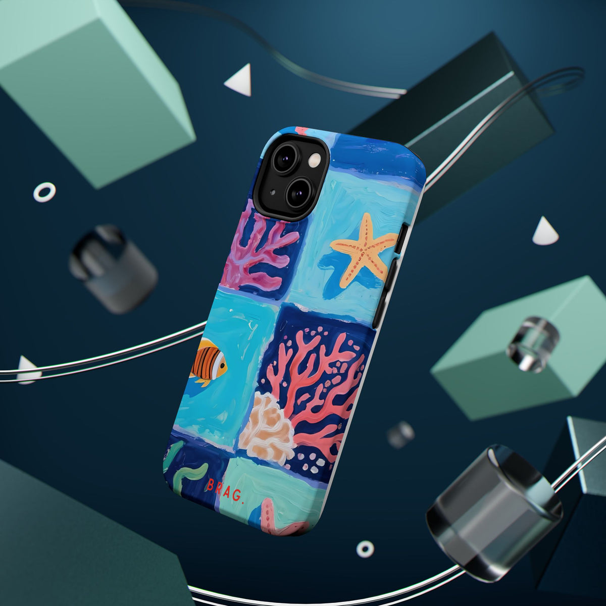 Coral Bay Magnetic Impact-Resistant Phone Case