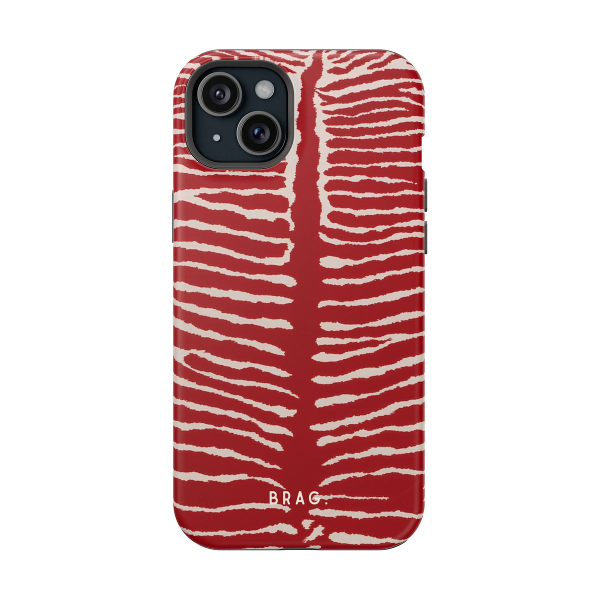 Striped Heat Magnetic Impact-Resistant Phone Case
