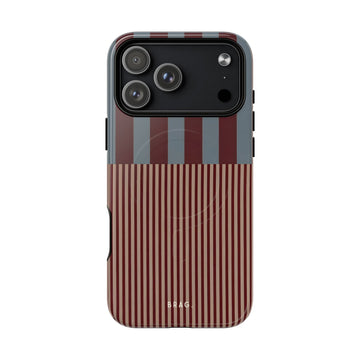 Candy Stripe MagSafe Tough Phone Case — Magnetic Protective Cover