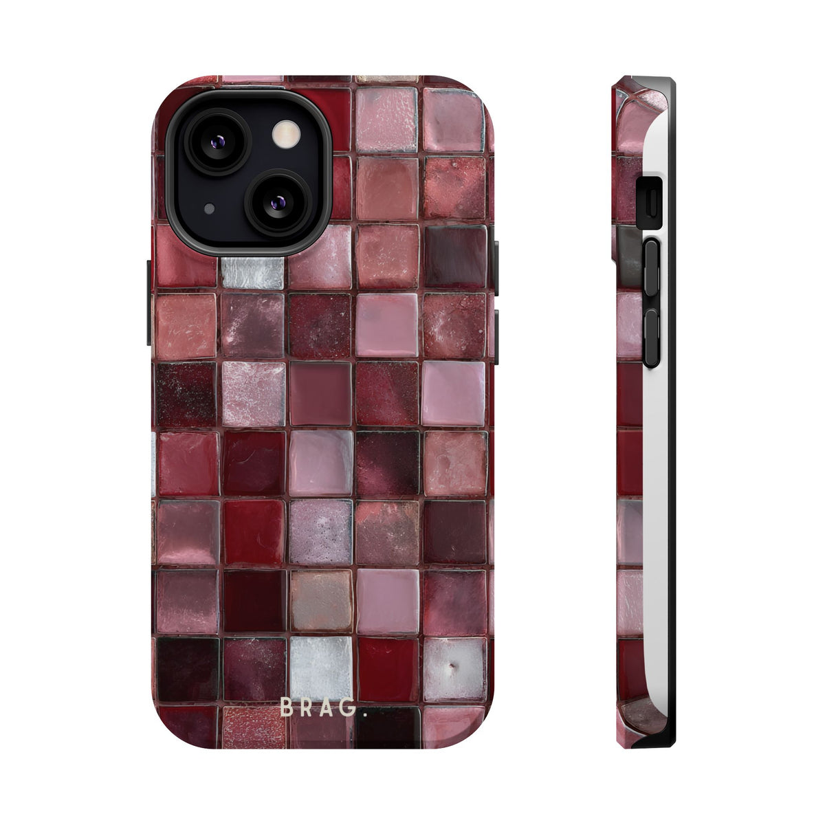 Cherry Tile Magnetic Impact-Resistant Phone Case