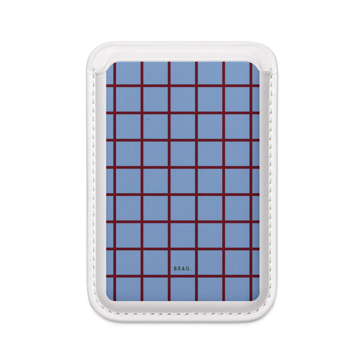 Checkerboard Romance MagSafe Vegan Wallet — Slim Phone Card Holder