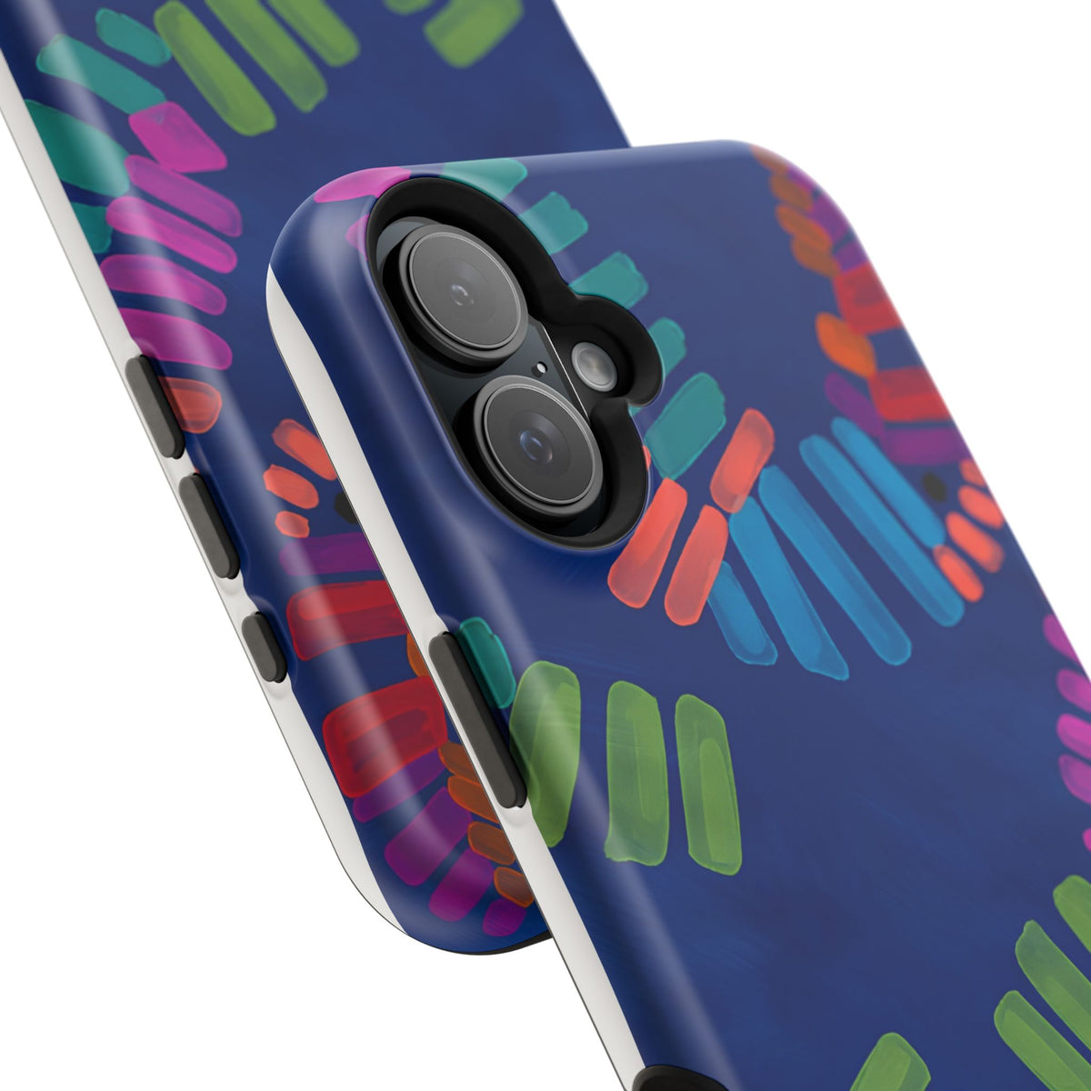 Blue Palm Magnetic Impact-Resistant Phone Case