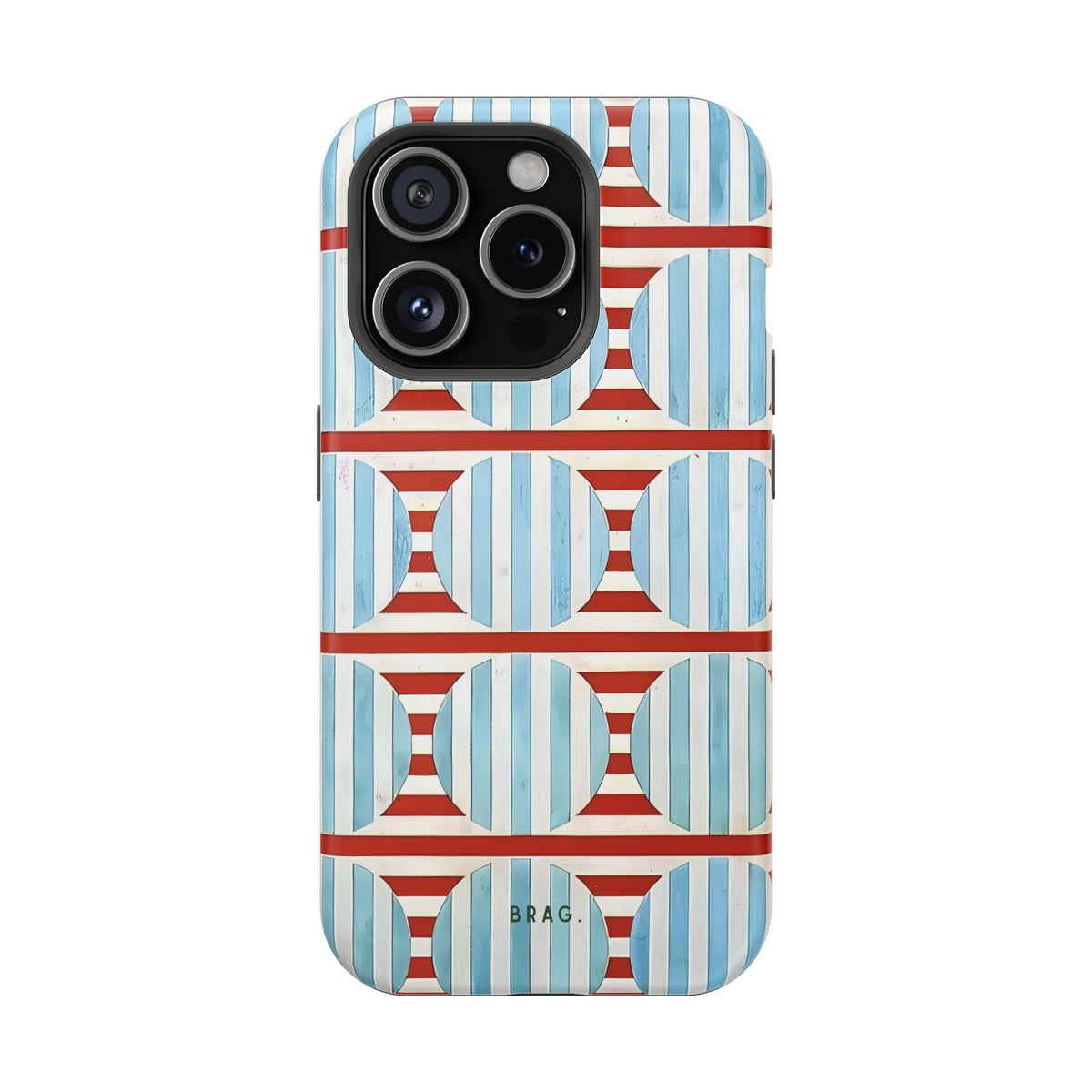 Riviera Stripe Magnetic Impact-Resistant Phone Case