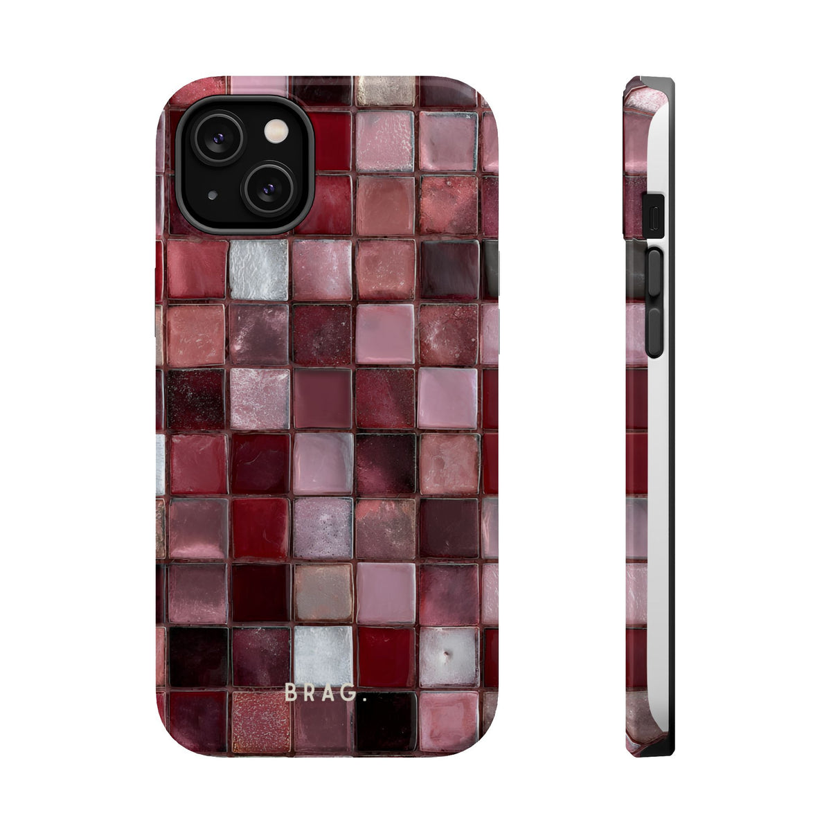 Cherry Tile Magnetic Impact-Resistant Phone Case