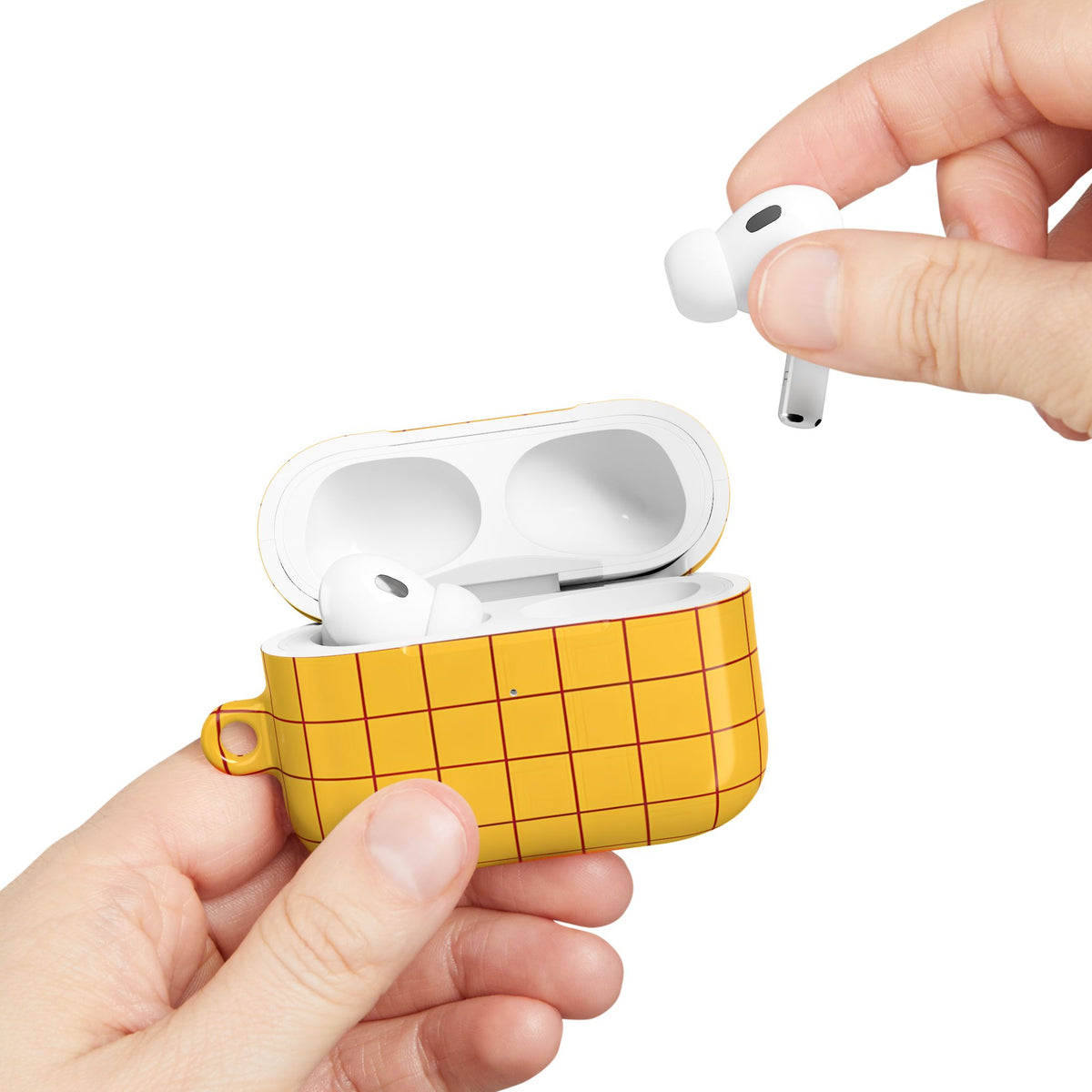 Cheese Grid AirPod Case – Slim Protective Charging Case