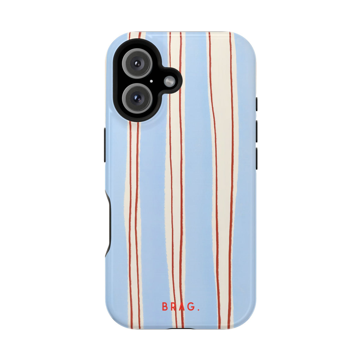 Blue Linen Magnetic Impact-Resistant Phone Case