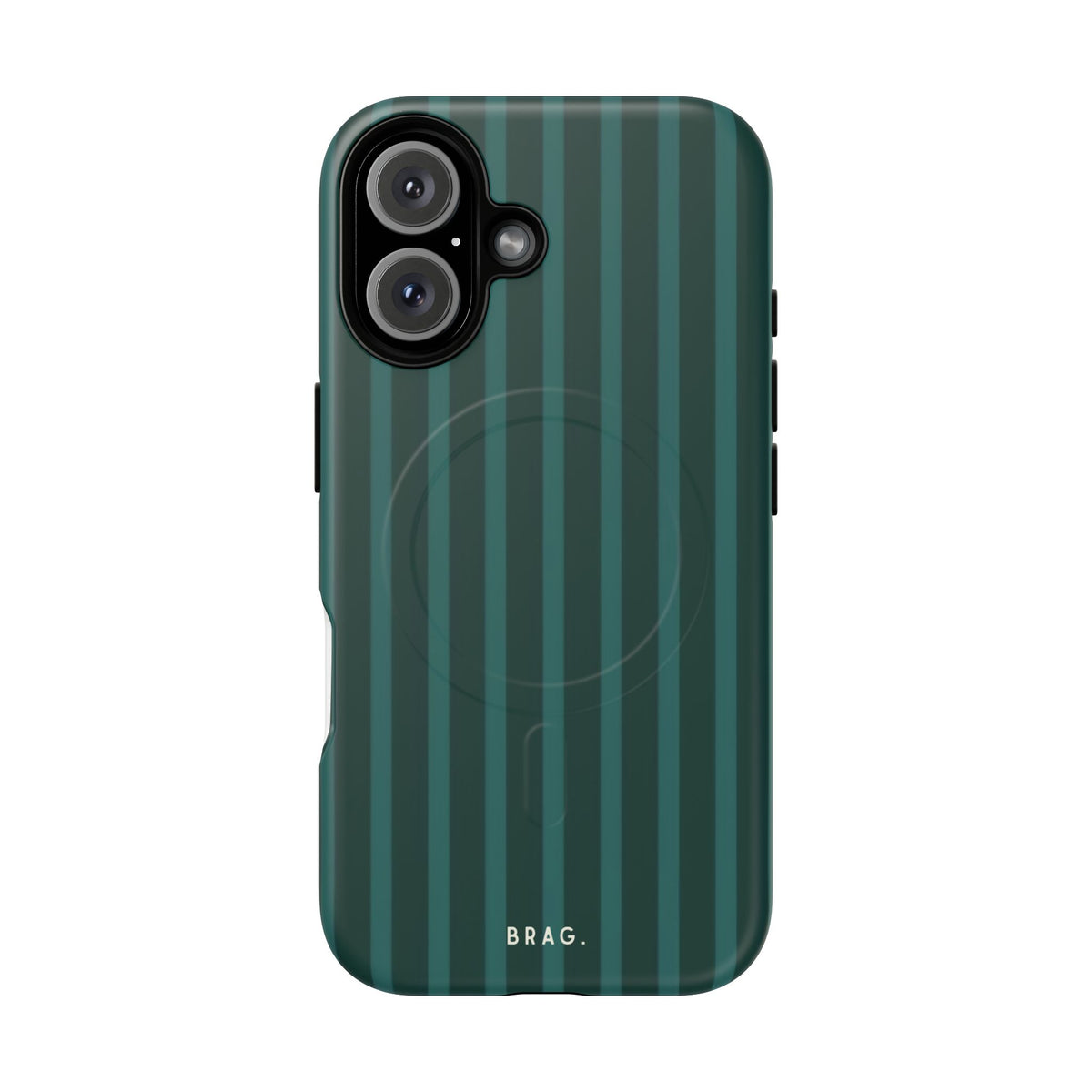 Forest Stripe MagSafe Tough Phone Case — Magnetic Protective Cover