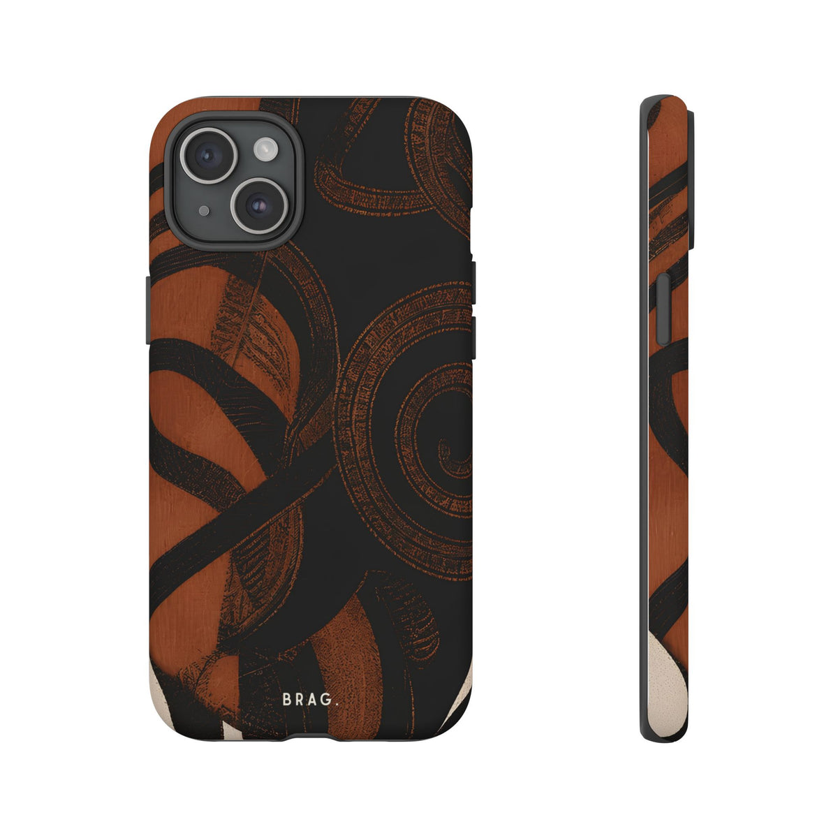 Mighnight Spiral Tough Phone Case – Shockproof Protective iPhone Cover