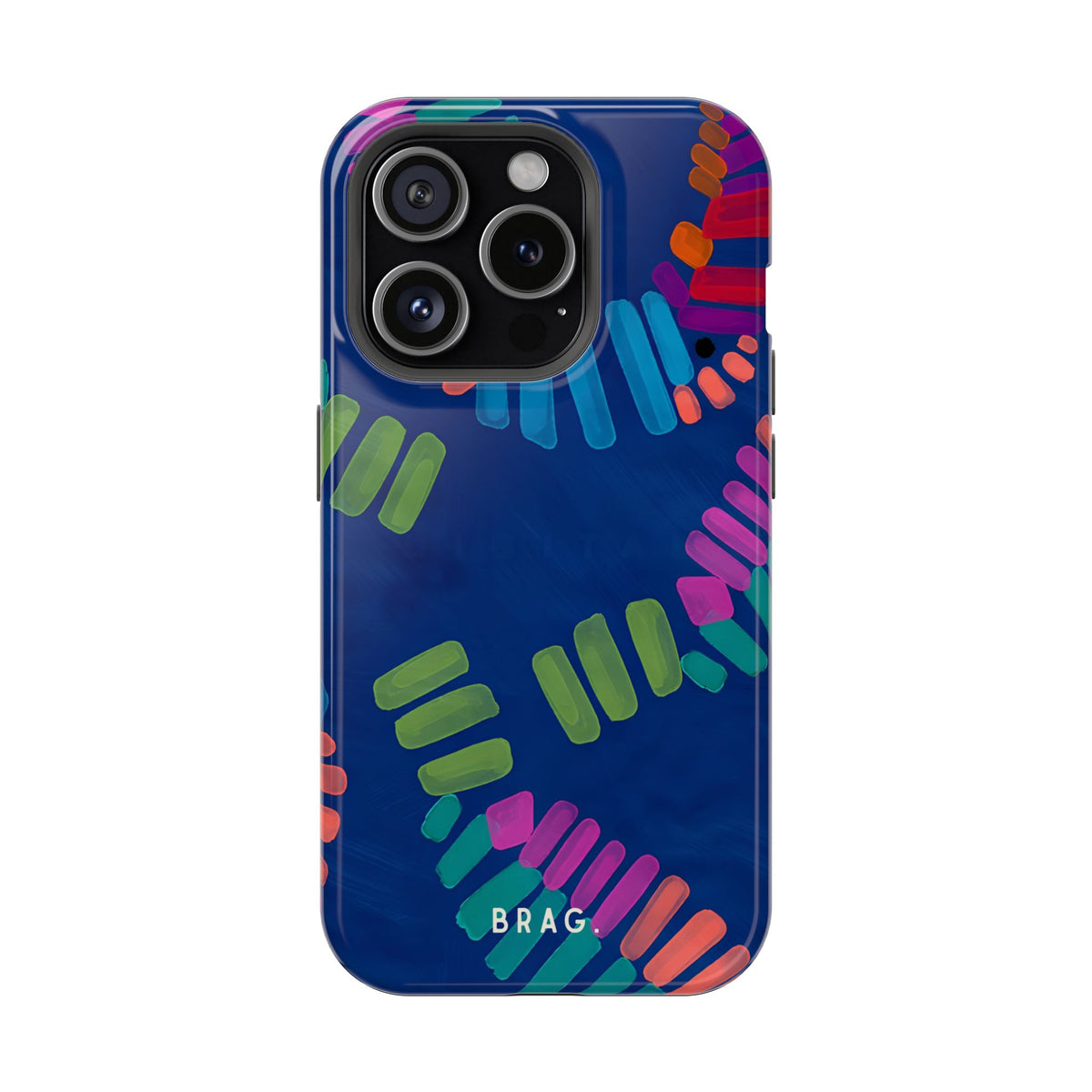 Blue Palm Magnetic Impact-Resistant Phone Case