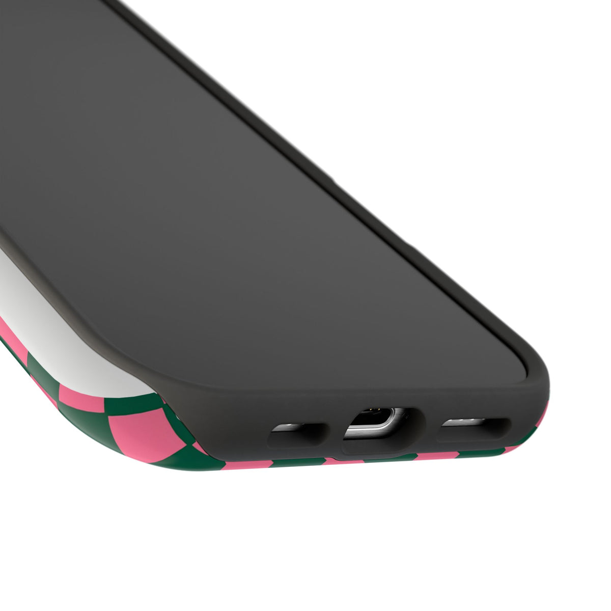 Rasberry Checks Magnetic Impact-Resistant Phone Case