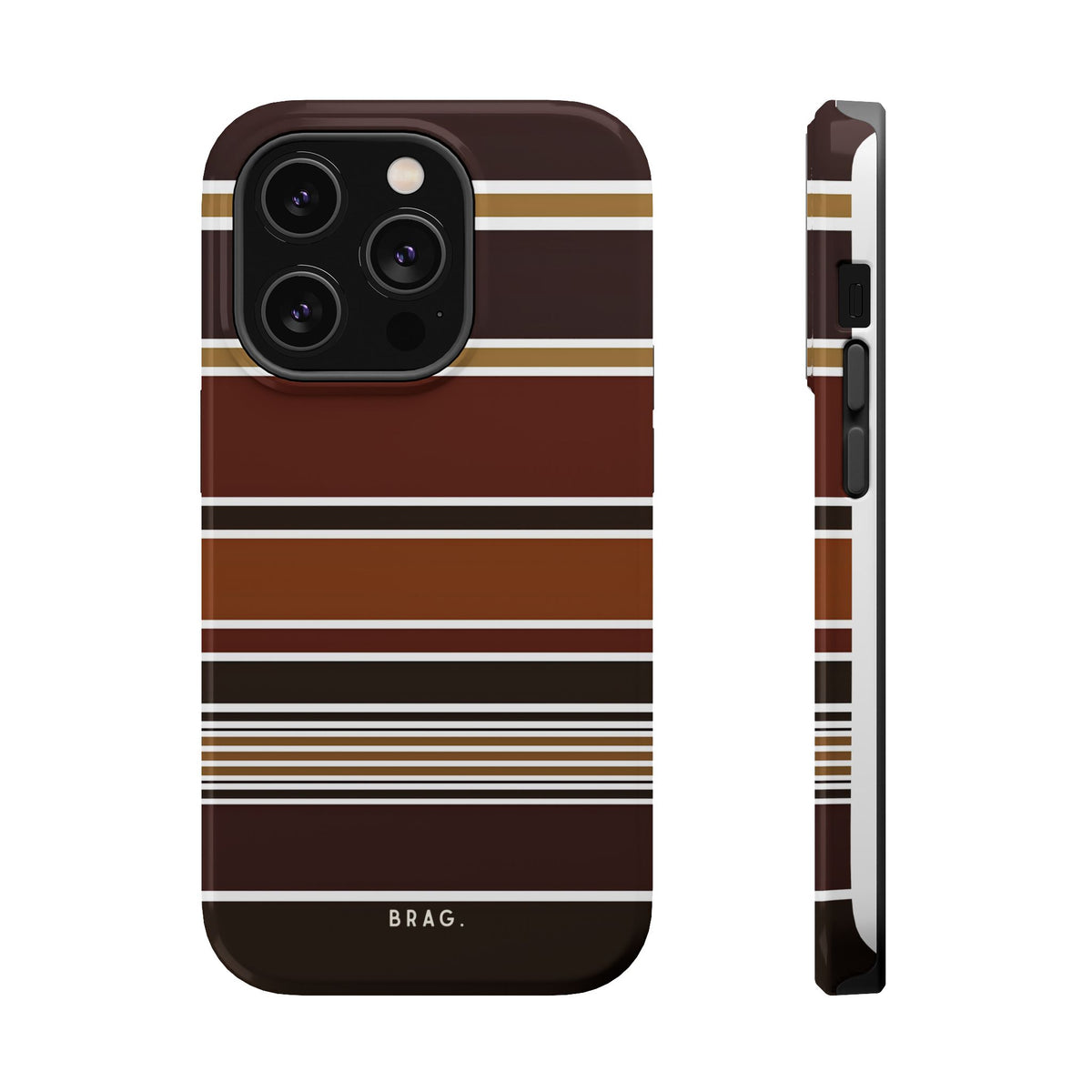 Cocoa Line Magnetic Impact-Resistant Phone Case