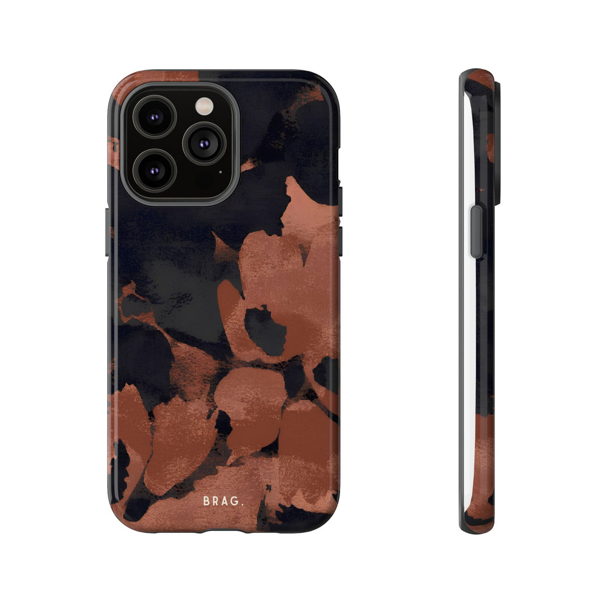 Terracotta Bloom Tough Phone Case – Shockproof Protective iPhone Cover