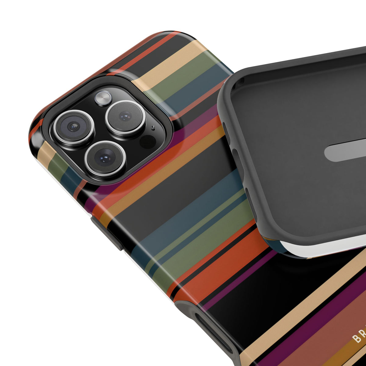 Market Stripe Magnetic Impact-Resistant Phone Case