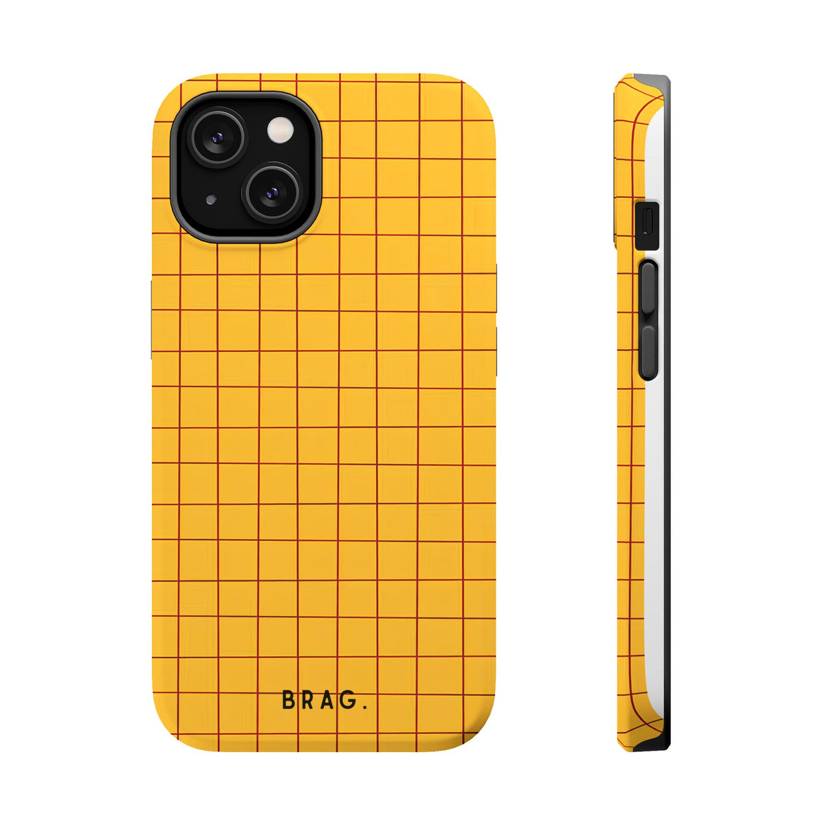 Cheese Grid Magnetic Impact-Resistant Phone Case