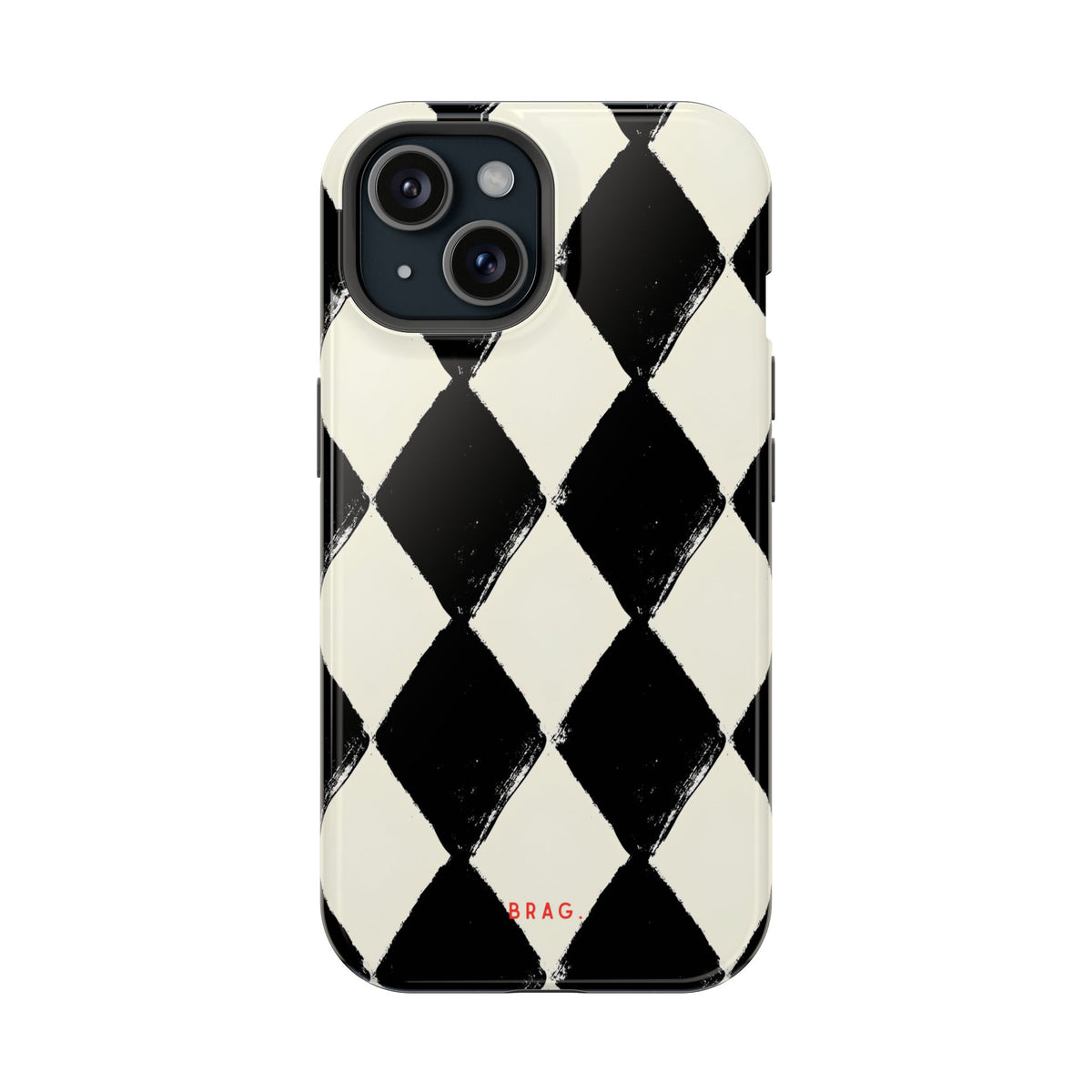 Ivory Harlequin Magnetic Impact-Resistant Phone Case