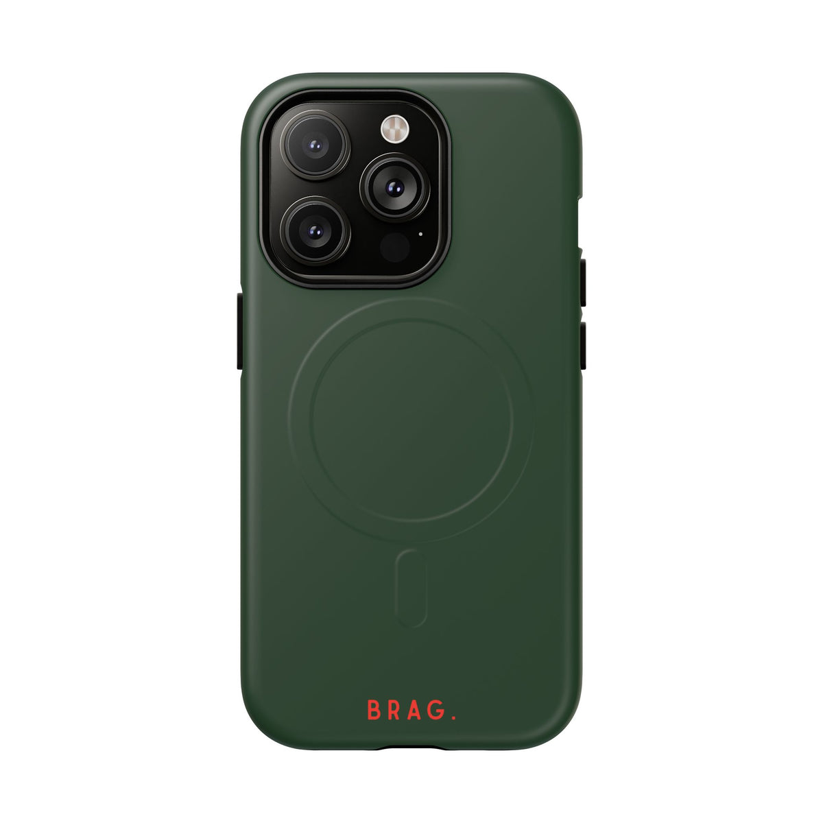 Brag Green MagSafe Tough Phone Case — Magnetic Protective Cover
