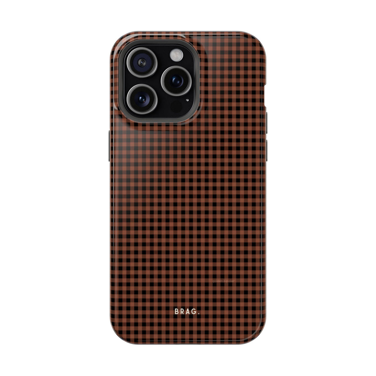 Cafe Check Magnetic Impact-Resistant Phone Case