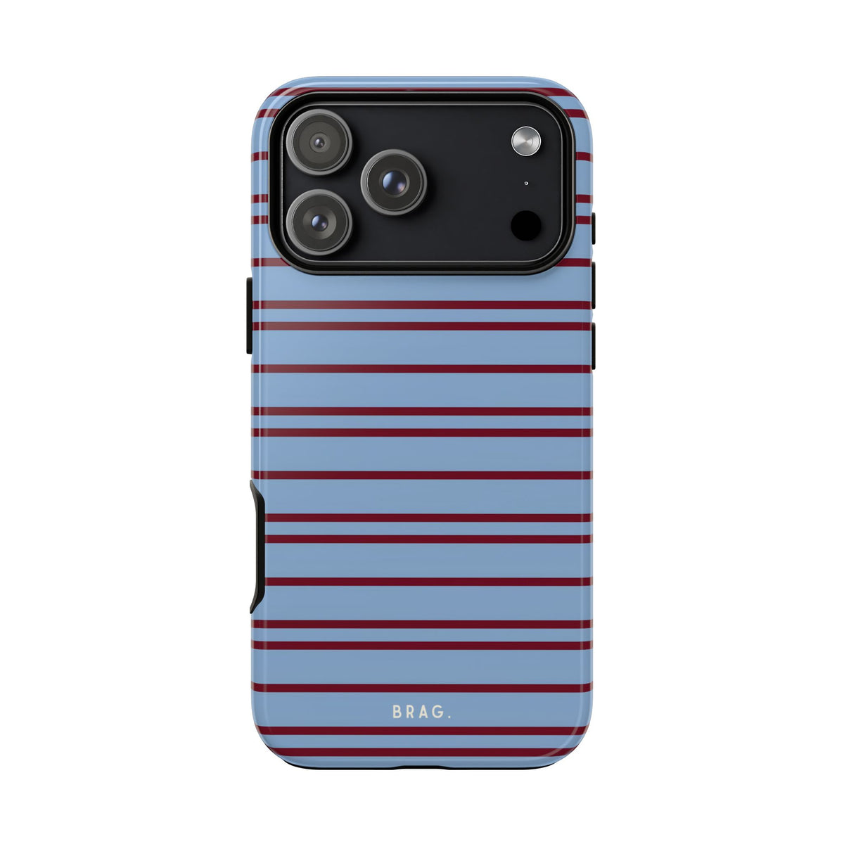 Nautical Stripe Tough Phone Case – Shockproof Protective iPhone Cover