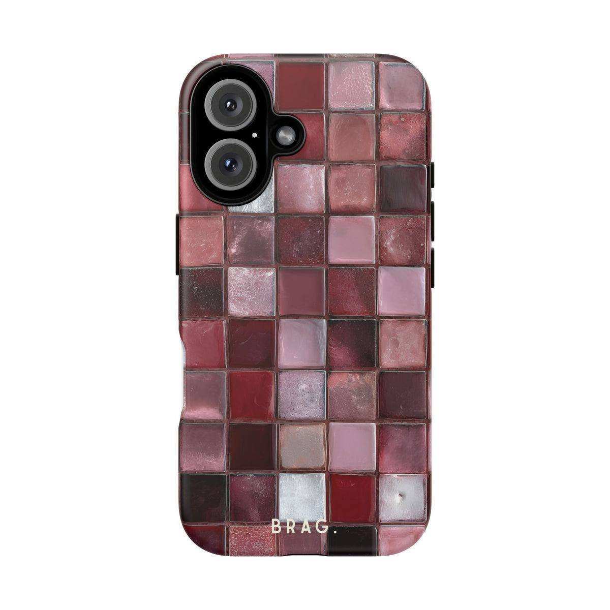 Cherry Tile Tough Phone Case – Shockproof Protective iPhone Cover