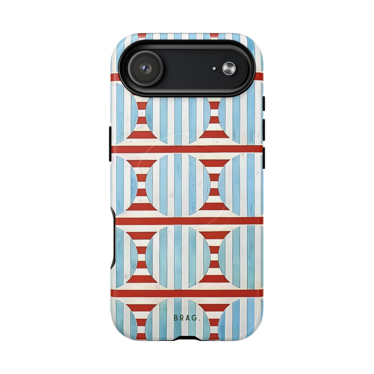 Riviera Stripe MagSafe Tough Phone Case — Magnetic Protective Cover