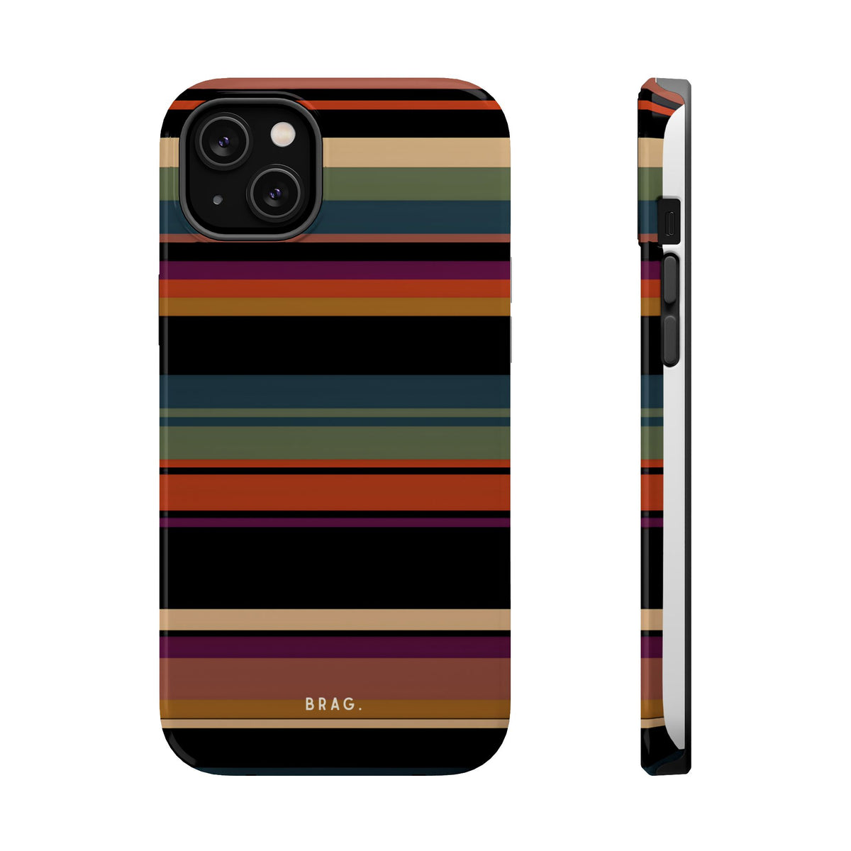 Market Stripe Magnetic Impact-Resistant Phone Case