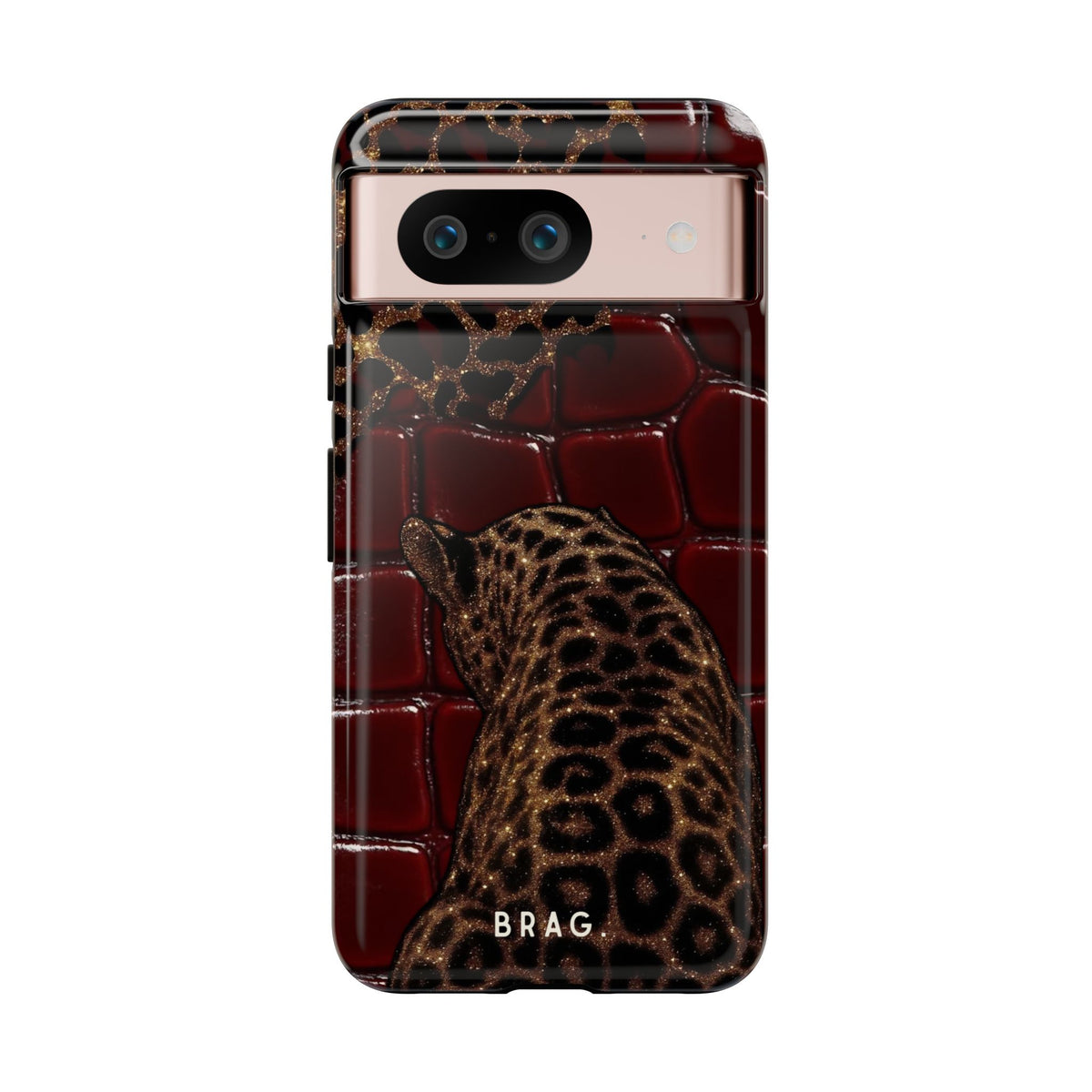 Leopard Lounge Tough Phone Case – Shockproof Protective iPhone Cover