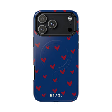 Navy Affair MagSafe Tough Phone Case — Magnetic Protective Cover