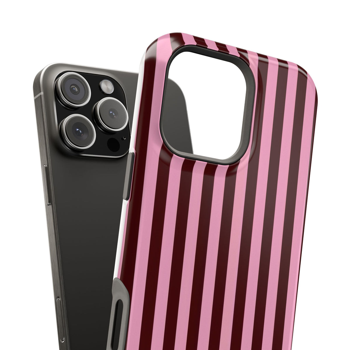 Candy Stripe Magnetic Impact-Resistant Phone Case