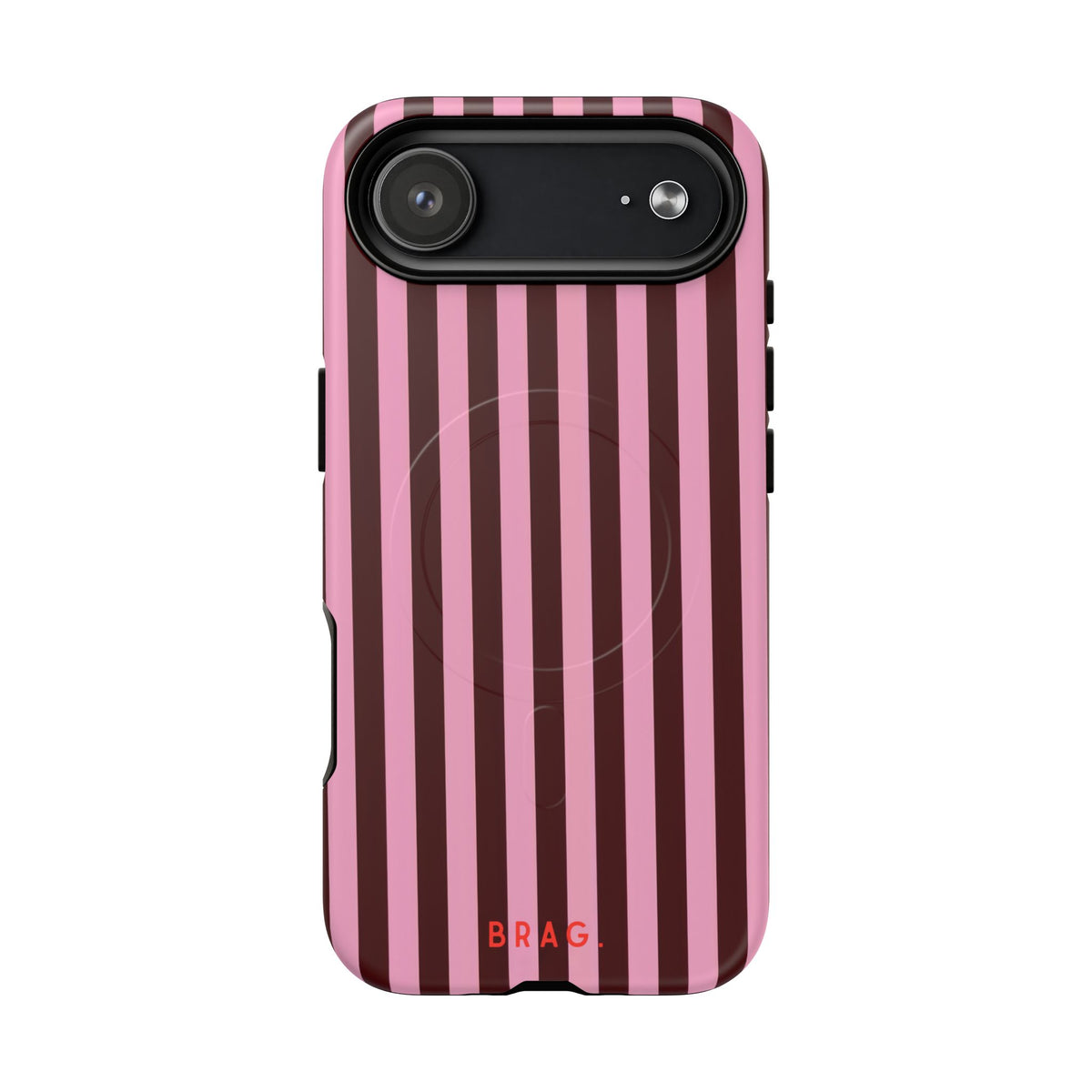 Candy Stripe MagSafe Tough Phone Case — Magnetic Protective Cover