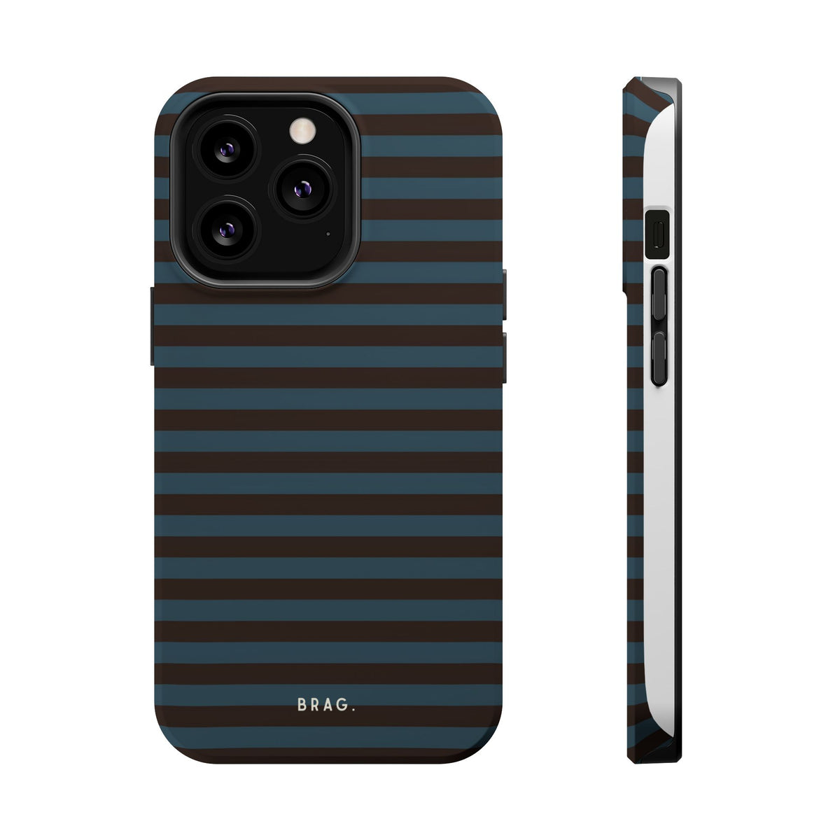Seaside Stripe Magnetic Impact-Resistant Phone Case