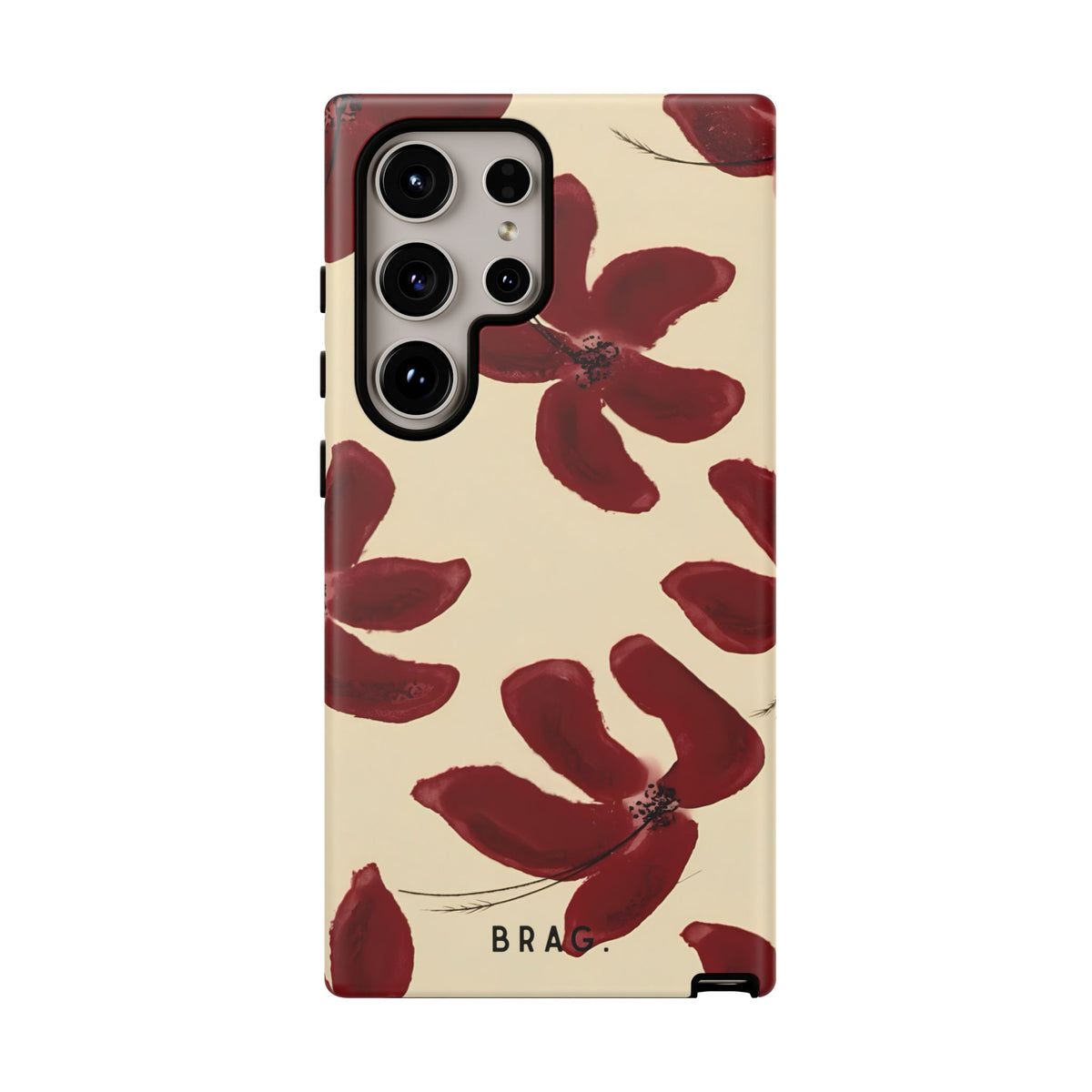 Cherry Bloom Tough Phone Case – Shockproof Protective iPhone Cover