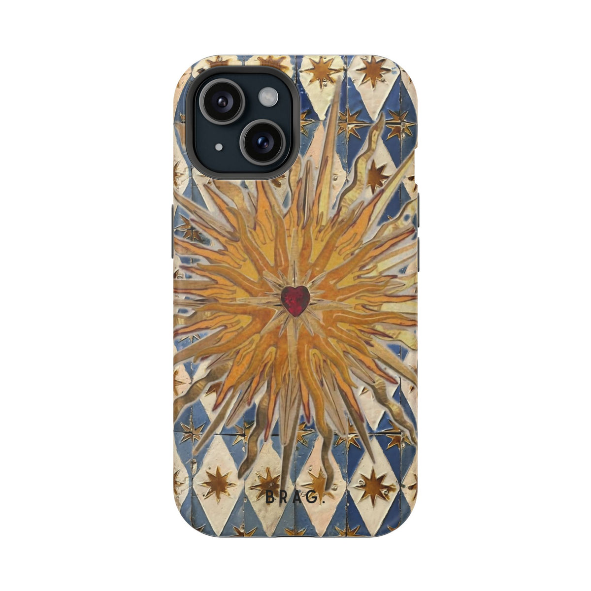 Fortune Heart Magnetic Impact-Resistant Phone Case