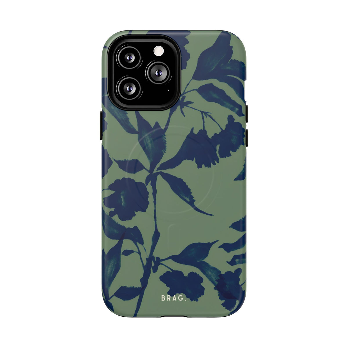 Sage Bloom MagSafe Tough Phone Case — Magnetic Protective Cover