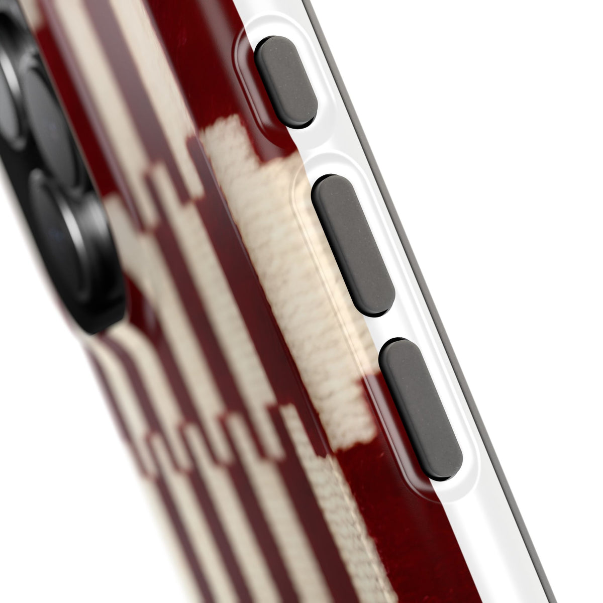 Wine & Cream Magnetic Impact-Resistant Phone Case