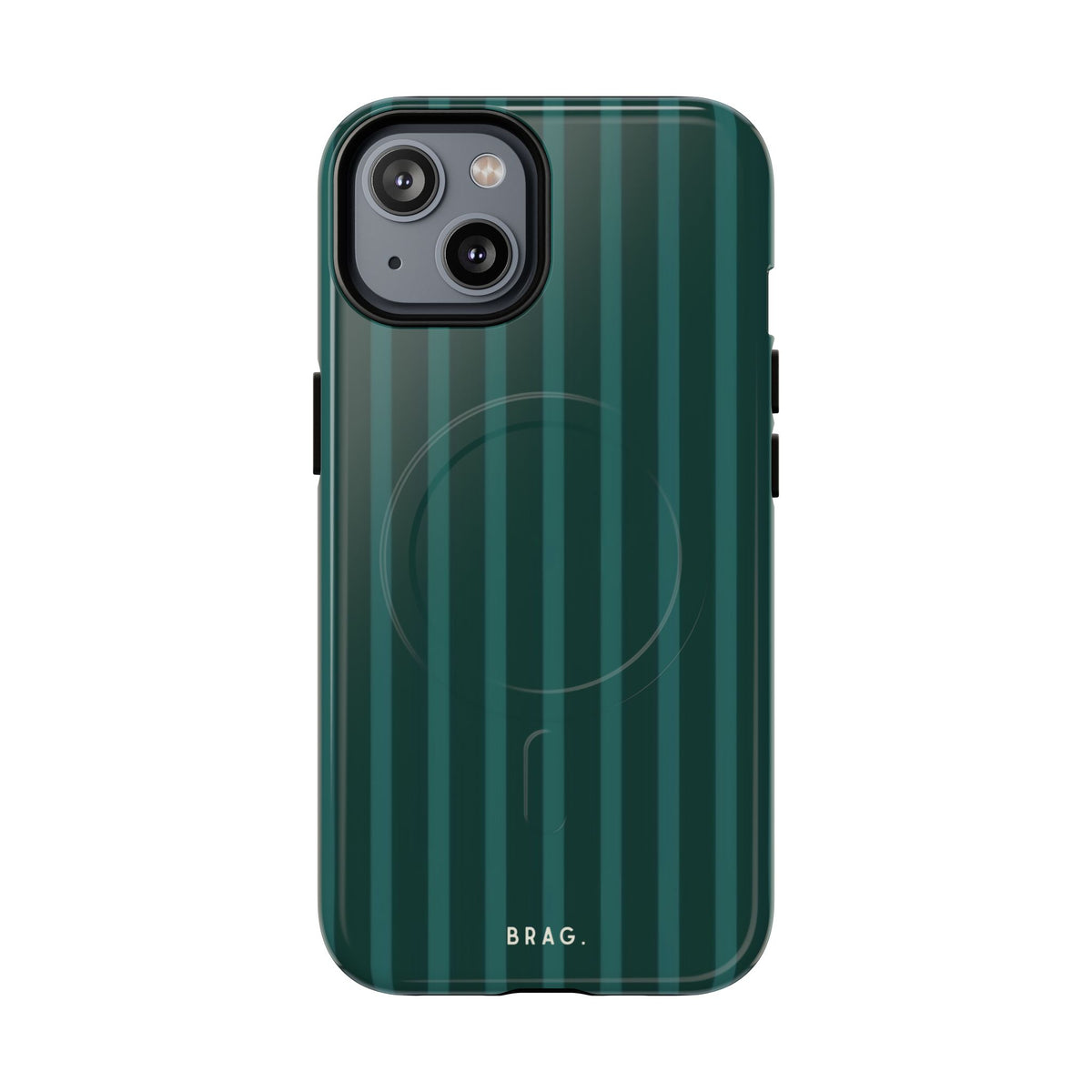 Forest Stripe MagSafe Tough Phone Case — Magnetic Protective Cover