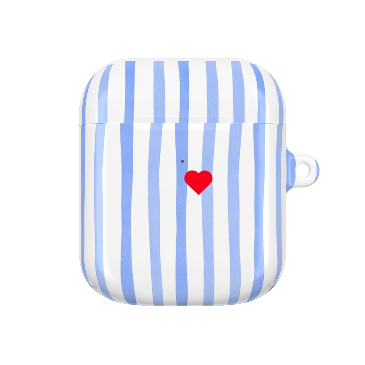 Blue Heart AirPod Case – Slim Protective Charging Case