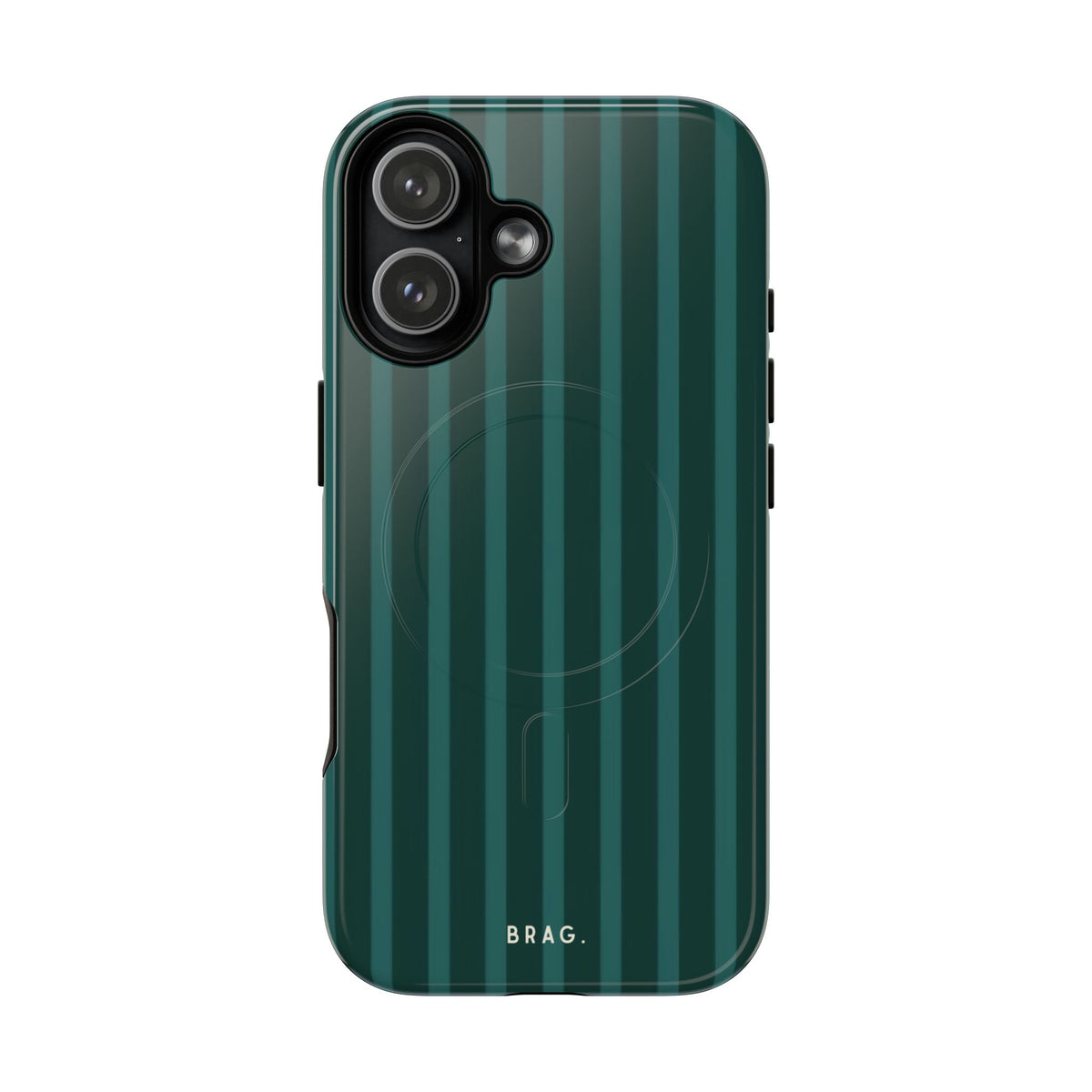 Forest Stripe MagSafe Tough Phone Case — Magnetic Protective Cover