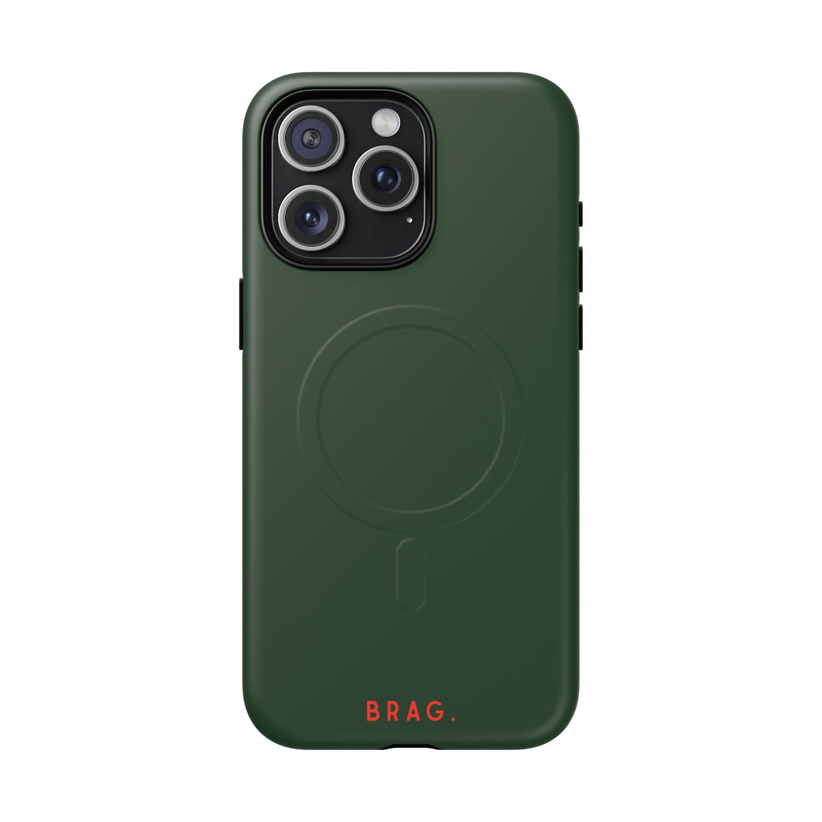 Brag Green MagSafe Tough Phone Case — Magnetic Protective Cover