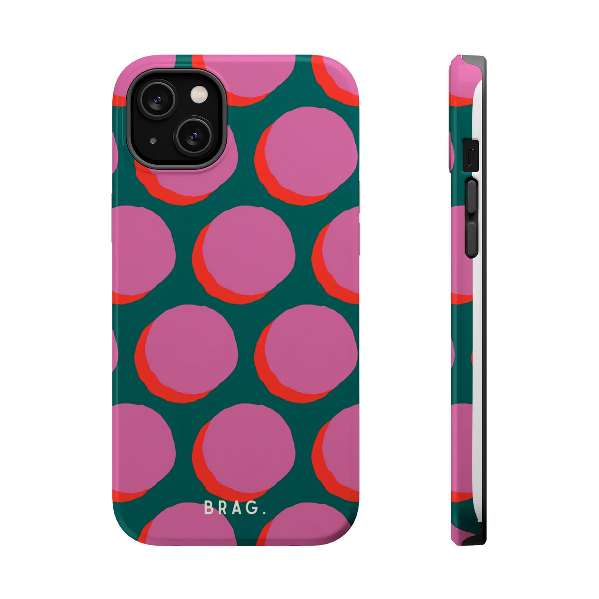 Pink Moon Magnetic Impact-Resistant Phone Case