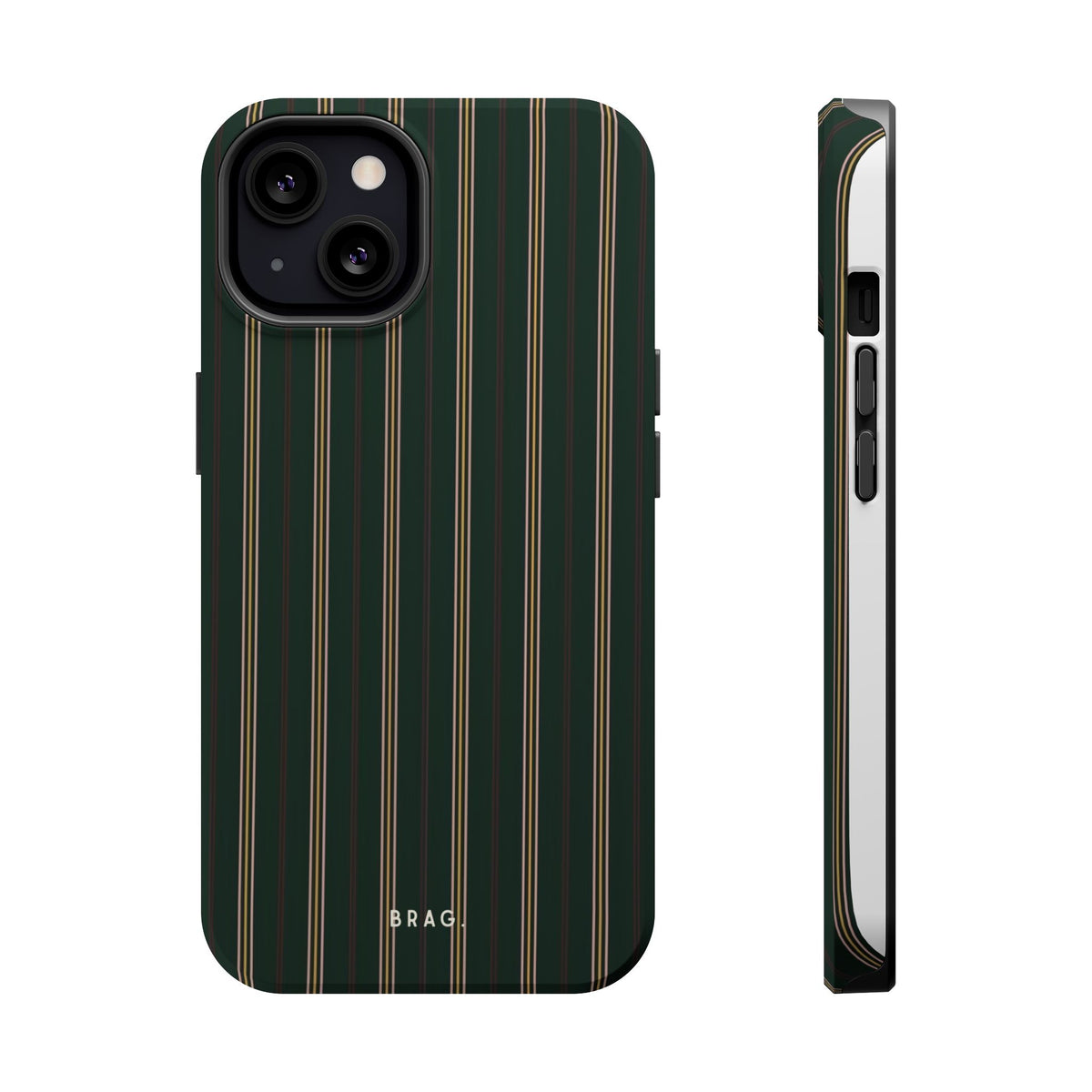 Vintage Pinstripe Magnetic Impact-Resistant Phone Case